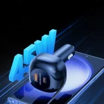 شارژر ماشین جمع شونده با کابل های تاشو نوع C - مشکی - برند پرودو Porodo - تصویر 3