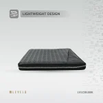 آستین لپ تاپ CRISTALLO BOOKTYPE - مشکی - برند لِوِلو Levelo - تصویر 12