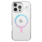 محفظه محافظ پروانه ای برای آیفون 16 پرو - شفاف/رنگین - برند لِوِلو Levelo - تصویر 2