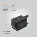 شارژر دیواری PD20W پرودو مدل PD-FWCH023 - تصویر 2