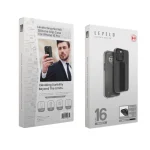 قاب دستگیره سیلیکونی GRAPHIA IMD برای آیفون 16 پرو - مشکی - برند لِوِلو Levelo - تصویر 13