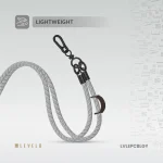EVERLY PHONE CROSSBODY LANYARD - GRAY - برند لِوِلو Levelo - تصویر 6