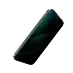 9H STEVE PRIVACY FULL GLASS Screen Protector for IPHONE 16 PRO - BLACK - برند گرین لاین Green lion - تصویر 9