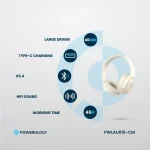 هدفون بی سیم پاورولوژی مدل PWLAU016