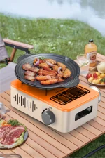 اجاق گاز مشعل قابل حمل LIFETSYLE 3200W - نارنجی/بژ - برند پرودو Porodo - تصویر 5