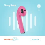 BLUE AIRPODS 2- PINK - برند پرودو Porodo