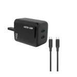 سبز PD20W+PD20W کل: 40 وات + کابل TC-TC 1M PLUG UK سبز تیره - برند گرین لاین Green lion - تصویر 4