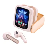 EARBUDS صفحه نمایش هوشمند - بژ - برند گرین لاین Green lion - تصویر 4