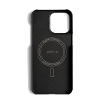 SERGEI 1500D ARAMID FIBER CASE برای آیفون 15 PRO MAX - مشکی - برند لِوِلو Levelo - تصویر 4