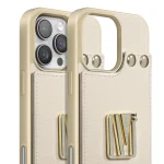 کیف چرمی SERENA برای آیفون 16 PRO MAX - بژ - برند لِوِلو Levelo - تصویر 17