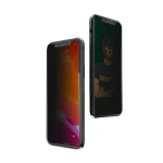 محافظ صفحه GREEN 3D SECURITY PRO PRIVACY GLASS برای iPhone 11 PRO MAX - مشکی - برند گرین لاین Green lion - تصویر 3