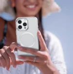 مات MAGSAFE IPHONE 16 PRO - WHITE TITANIUM - برند گرین لاین Green lion - تصویر 3