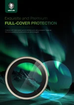 لنز دوربین کلاسیک برای IPHONE 16 PRO/PRO MAX - تیتانیوم طبیعی - برند گرین لاین Green lion - تصویر 7
