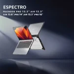 قاب ESPECTRO MACBOOK AIR15.3 - مشکی - برند لِوِلو Levelo - تصویر 19