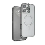 کیف ELIO PC با پایه حلقه دوربین برای iPhone 16 PRO MAX- SILVER - برند لِوِلو Levelo - تصویر 6