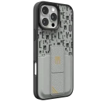 CASE GRIPSTAND MORPHIX با نگهدارنده کارت برای iPhone 16 PRO - GRAY - برند لِوِلو Levelo - تصویر 9