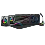 کیت بازی 5 در 1 (صفحه کلید / بلندگوهای استریو / میکروفون RGB / - برند پرودو گیمینگ Porodo gaming - تصویر 10