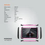 تبلت 10.1 اینچی SMART 2.4G 4000MAH 2+64 گیگابایت - صورتی - برند پرودو Porodo - تصویر 18