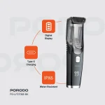 دستگاه خلاء شارژی دوگانه ضد آب LIFETSYLE 1400MAH - خاکستری و BLAC - برند پرودو Porodo - تصویر 8