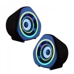 SPEAKER WIRED 3W*2 - BLACK - برند پرودو گیمینگ Porodo gaming - تصویر 5
