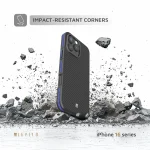 قاب OX CARBON FOR IPHONE 16 PRO - BLUE - برند لِوِلو Levelo - تصویر 3