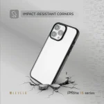 CASE SOLO FOR IPHONE 16 PRO - BLACK - برند لِوِلو Levelo - تصویر 2