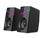بلندگوهای سیمی 1.1M RGB - مشکی - برند پرودو گیمینگ Porodo gaming