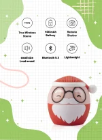 AUDIO PET MINI SPEAKER 2 - Santa Claus - برند گرین لاین Green lion - تصویر 7
