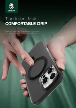 مات MAGSAFE X CASE FOR IPHONE 16 PRO - BLACK - برند گرین لاین Green lion