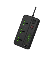 GS-150 POWER SOCKET 3000W - BLACK- BLACK - برند گرین لاین Green lion - تصویر 2