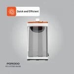 پاپ کورن ساز مخزن جداشدنی LIFETSYLE 1200W - سفید و نارنجی - برند پرودو Porodo - تصویر 11