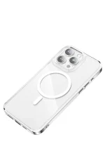 MAGSAFE CRYSTAL CLEAR FOR IPHONE 15 PLUS - CLEAR - برند گرین لاین Green lion - تصویر 2
