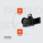 دوربین MINI LIFESTYLE با کارت حافظه 64 گیگابایت - مشکی - برند پرودو Porodo - تصویر 13