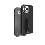کیف سیلیکونی MORPHIX با دستگیره چرمی برای iPhone 16 PRO MAX- BLACK - برند لِوِلو Levelo