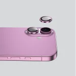 لنز دوربین HD PLUS برای IPHONE 16/16PLUS - PINK - برند گرین لاین Green lion - تصویر 3