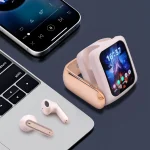 EARBUDS صفحه نمایش هوشمند - بژ - برند گرین لاین Green lion - تصویر 10