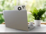 جای حلقه و پایه تلفن GIA MAGSAFE - مشکی - برند لِوِلو Levelo - تصویر 5