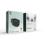 GREEN 2USB 2.4A Chargers + USB-IPH CABLE 1M EU Plug سبز تیره - برند گرین لاین Green lion - تصویر 2