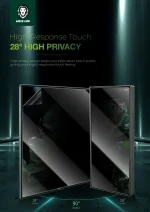 بسته حفاظتی تاشو PRIVACY FOR Z FOLD 6 - BLACK - برند گرین لاین Green lion - تصویر 13