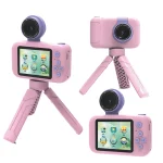 LIFESTYLE KIDS دوربین تاشو با پایه سه پایه 1000MAH - صورتی - برند پرودو Porodo - تصویر 4