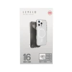 کیس پاک کننده MAGSAFE CLARA برای آیفون 16 PRO MAX - CLEAR - برند لِوِلو Levelo