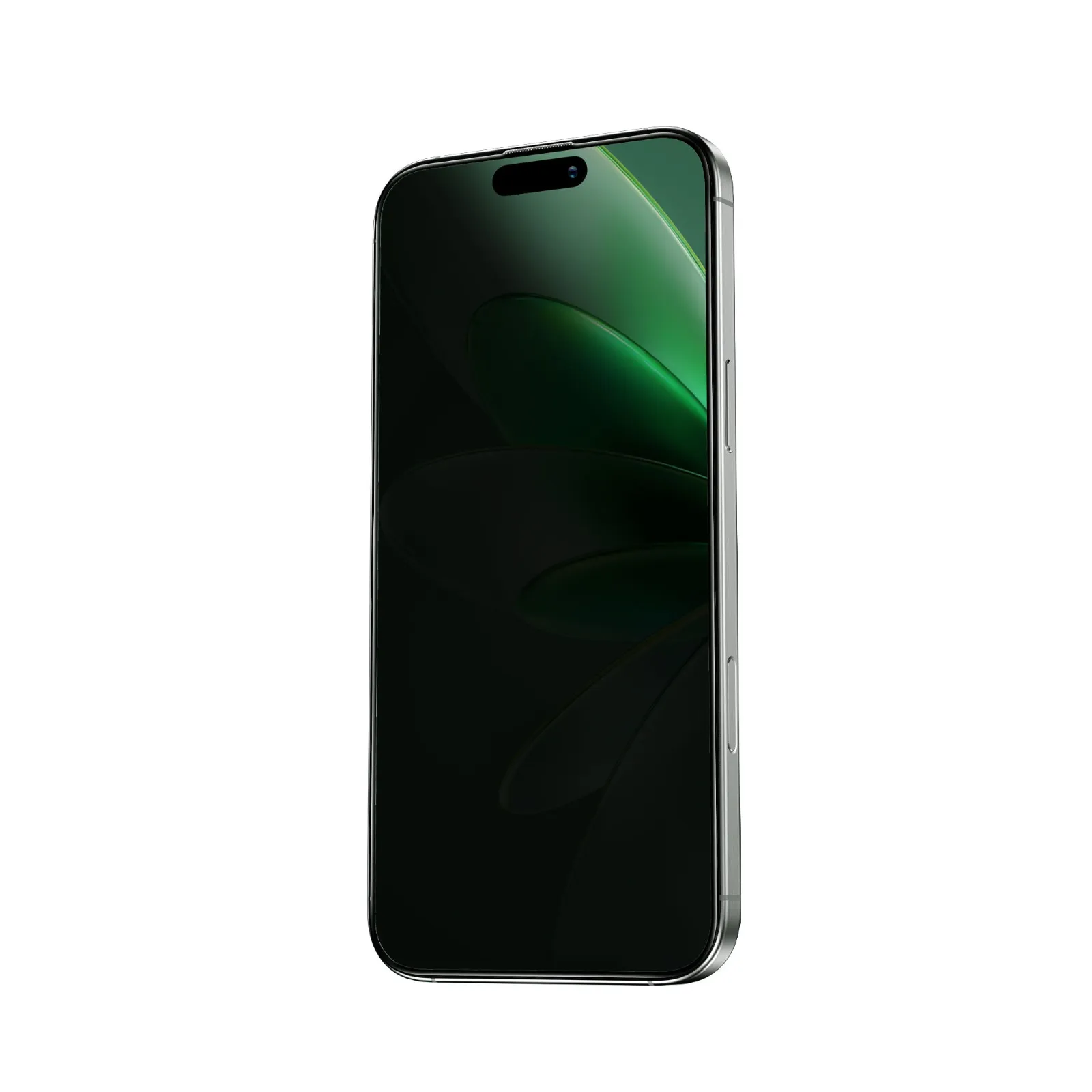 شیشه حریم خصوصی سه بعدی پیکاسو با سینی تراز IPHONE 16PRO MAX - مشکی - برند گرین لاین Green lion محافظ صفحه نمایش گرین لاین مدل Picasso 3D مناسب برای گوشی اپل iphone 16 Pro Max - تصویر 1
