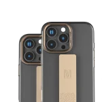 قاب دستگیره سیلیکونی GRAPHIA IMD برای آیفون 16 PRO - ROSE GOLD TITANIUM - برند لِوِلو Levelo - تصویر 4