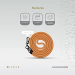 EVERLY PHONE CROSSBODY LANYARD - هویج نارنجی - برند لِوِلو Levelo - تصویر 5