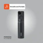 بطری آب مغناطیسی پرودو مدل PD-LFST053 ظرفیت 0.7 لیتر رنگ مشکی