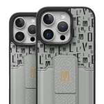 CASE GRIPSTAND MORPHIX با نگهدارنده کارت برای iPhone 16 PRO - GRAY - برند لِوِلو Levelo - تصویر 13