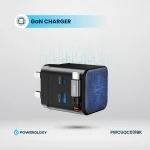 شارژر دیواری 65 واتی پاورولوژی مدل PWCUQC031