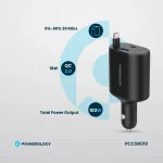 شارژر فندکی 115W پاورولوژی مدل PCCSR019 - تصویر 6