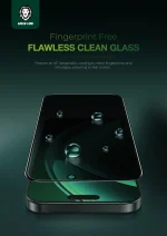 شیشه منحنی کامل 3D PV-PET PRO برای iPhone 16 PRO MAX - مشکی - برند گرین لاین Green lion - تصویر 7