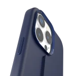 قاب سیلیکونی MORPHIX با دستگیره سیلیکونی برای IPHONE 16 PRO - DEEP BLUE - برند لِوِلو Levelo - تصویر 6